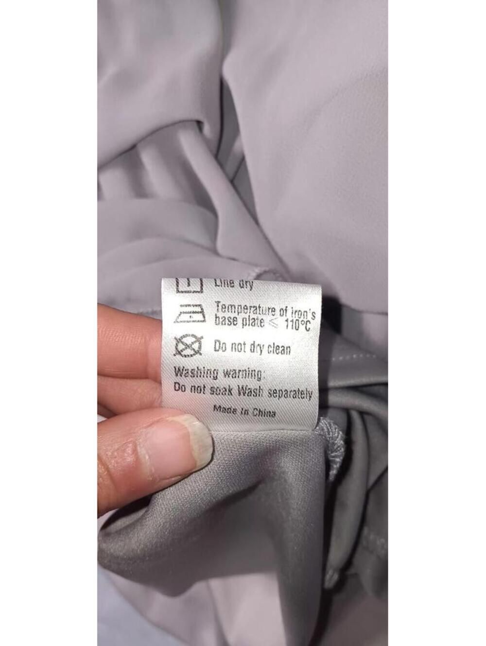 Ever Pretty Maxi Dress Womens Size 2XL Light Gray Mesh Vneck Flare Sleeves Flowy - Picture 6 of 11